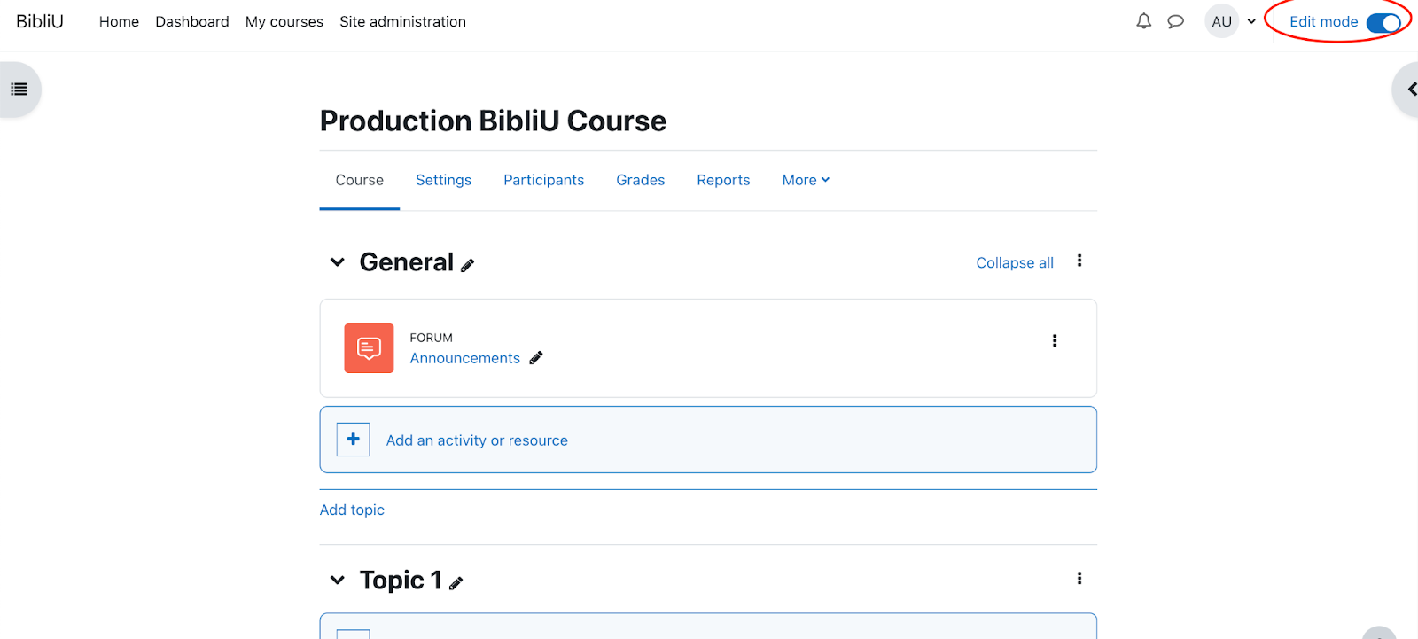 LTI 1.1 Integration With Moodle – BibliU