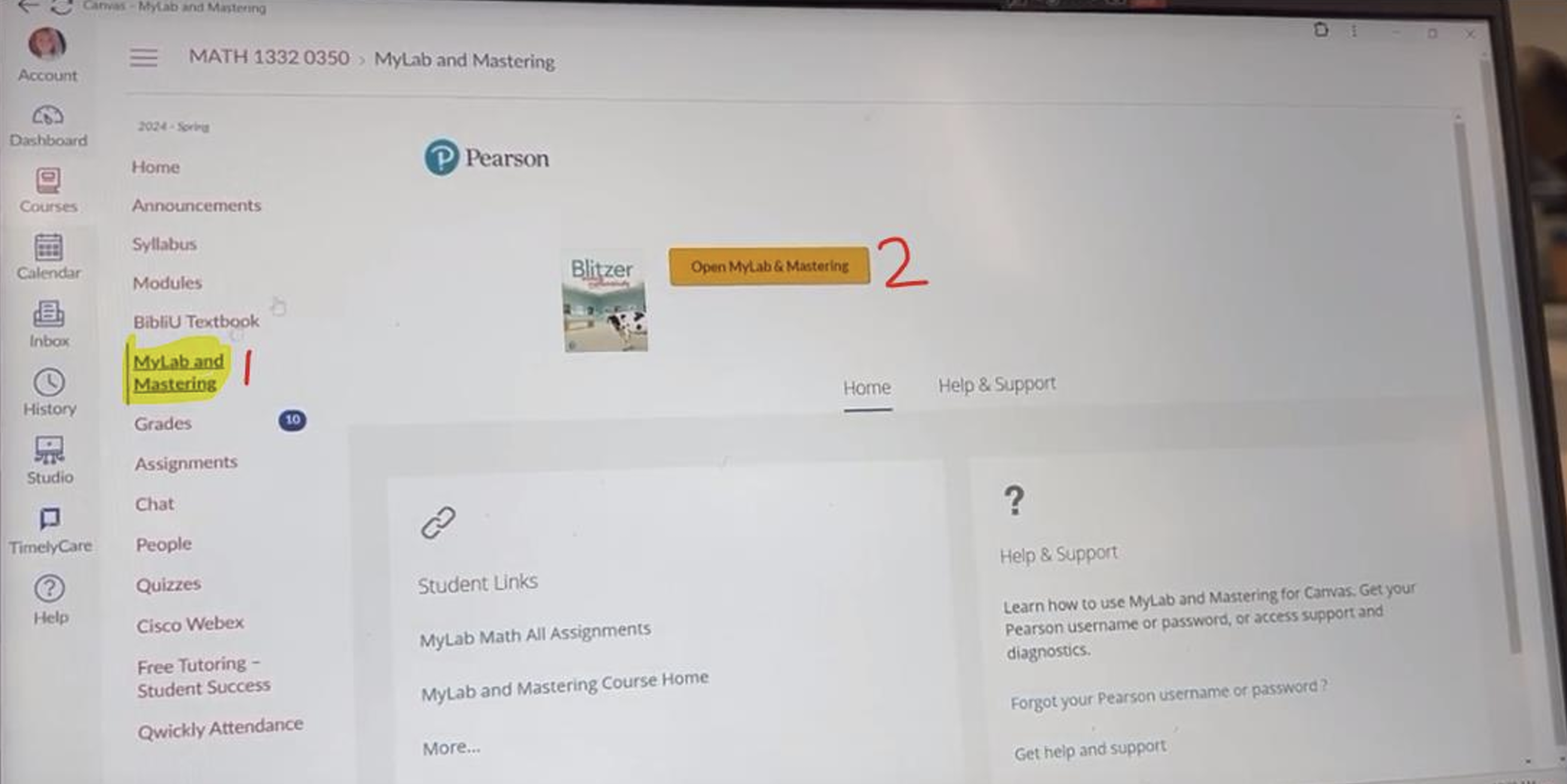 How To Register For Pearson MyLab And Mastering Using Canvas – BibliU